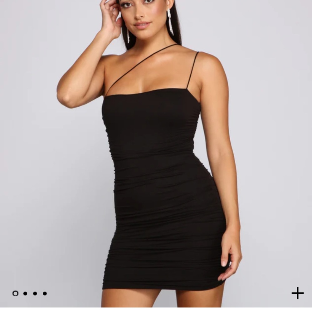 Black strappy Bodycon dress